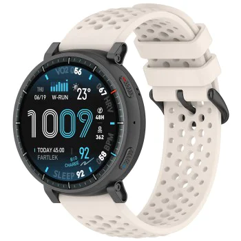 Каишка 22mm за Amazfit Active Max/Galaxy Watch 46mm/Watch 3/Gear S3/GTR 2 - (W083) - Techsuit - Бял