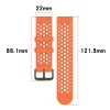 Каишка 22mm за Amazfit Active Max/Galaxy Watch 46mm/Watch 3/Gear S3/GTR 2 - (W083) - Techsuit - Черен