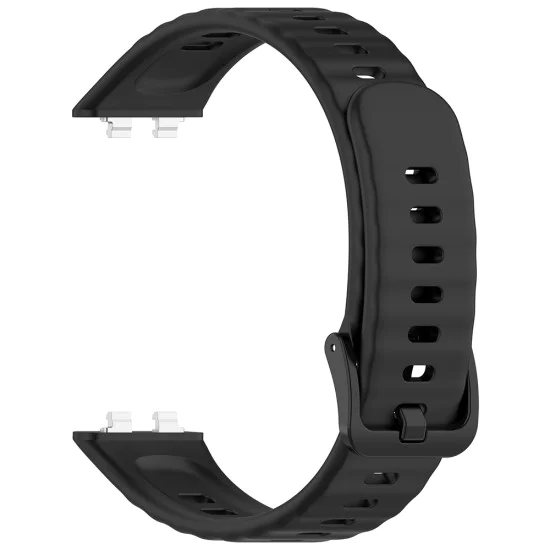 Каишка за Huawei Band 11 / Band 11 Pro - Watchband (W082) - Techsuit - Черен