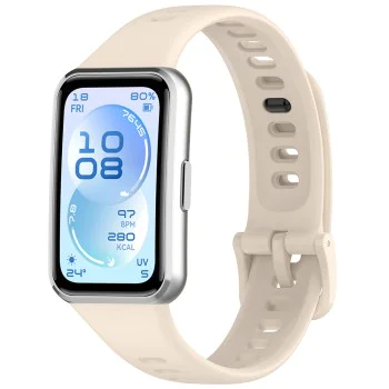 Каишка за Huawei Band 11 / Band 11 Pro - Watchband (W081) - Techsuit - Крем