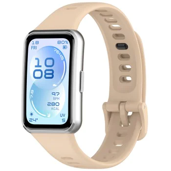 Каишка за Huawei Band 11 / Band 11 Pro - Watchband (W081) - Techsuit - Бежов