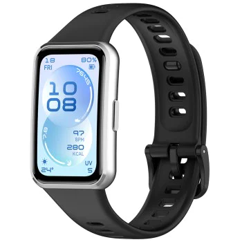 Каишка за Huawei Band 11 / Band 11 Pro - Watchband (W081) - Techsuit - Черен