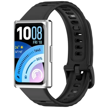 Каишка за Huawei Band 11 / Band 11 Pro - Watchband (W082) - Techsuit - Черен