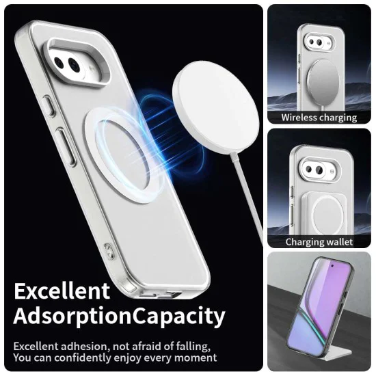 Калъф за Google Pixel 10a - CandyCase MagSafe - Techsuit - Бял