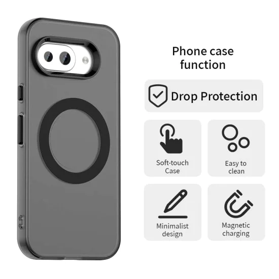 Калъф за Google Pixel 10a - CandyCase MagSafe - Techsuit - Черен