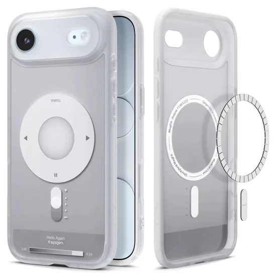 Калъф за iPhone 17 Air - Ultra Hybrid Classic MagSafe - Spigen - Сребрист