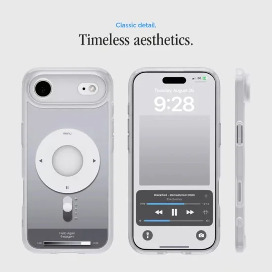 Калъф за iPhone 17 Air - Ultra Hybrid Classic MagSafe - Spigen - Сребрист