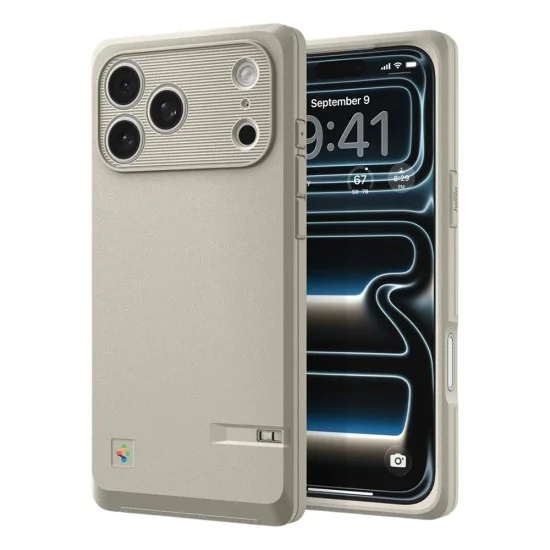 Калъф за iPhone 17 Pro - Classic LS MagFit - Spigen - Stone