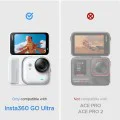 Протектор за Insta360 Go Ultra - Glas.tR Slim, Back Screen (2 pack) - Spigen - Прозрачен