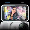 Протектор за Insta360 Go Ultra - Glas.tR Slim, Back Screen (2 pack) - Spigen - Прозрачен