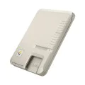 Магнитен портфейл Spigen Classic LS Mag Fit (AFA10949) - MagSafe, ретро дизайн - Сив (Stone)