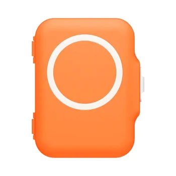 Магнитен портфейл Spigen TinTap MagFit+ (AFA11380) - MagSafe, минималистичен дизайн - Оранжев
