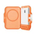 Магнитен портфейл Spigen TinTap MagFit+ (AFA11381) - MagSafe, минималистичен дизайн - Оранжев