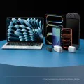 Кабел за данни Spigen Essential EB10010CCA (ACA11102) - Type-C към Type-C, Nylon, 100W, 1м - Бял