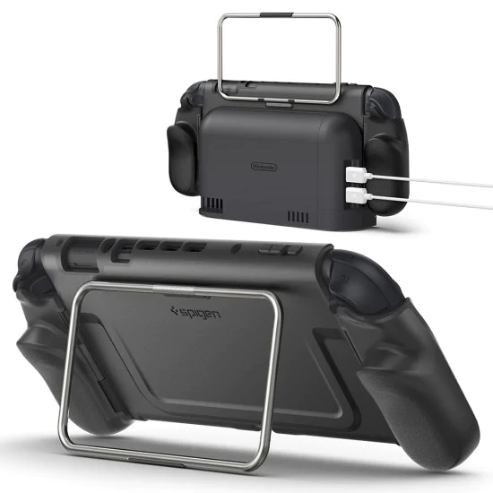 Калъф за Nintendo Switch 2 - Protective Case Dual Grip Pro - Spigen - Черен