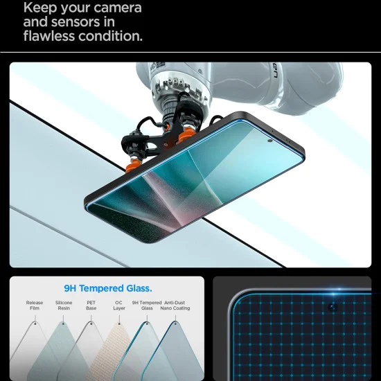 Протектор за Samsung Galaxy A36 5G / A37 5G - Glas.tR EZ-FIT HD - Spigen - Прозрачен