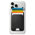 Магнитен портфейл за карти Spigen Valentinus Wallet MagFit - за 5 карти, PU кожа - Черен