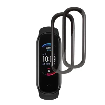 Протектор за Amazfit Band 5 - Nano Flex (2 pack) - Techsuit - Черен