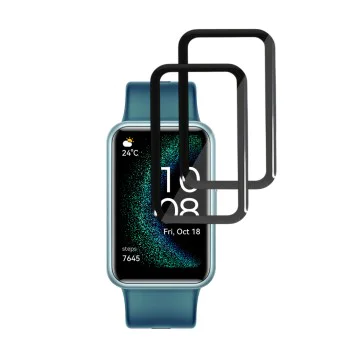 Протектор за Huawei Watch FIT SE - Nano Flex (2 pack) - Techsuit - Черен