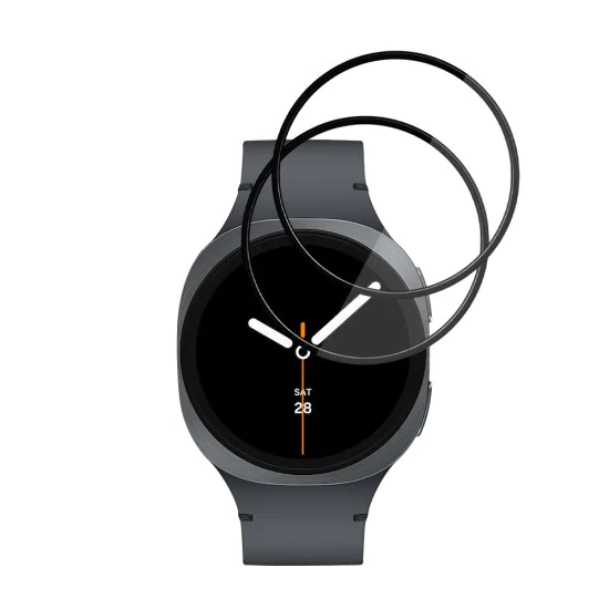 Протектор за Samsung Galaxy Watch8 40mm - Nano Flex (2 pack) - Techsuit - Черен