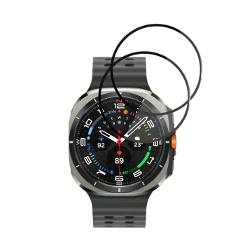 Протектор за Samsung Galaxy Watch Ultra 47mm - Nano Flex (2 pack) - Techsuit - Черен