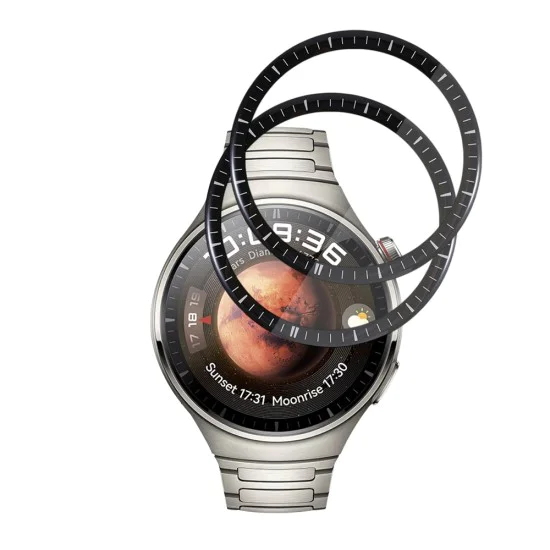 Протектор за Huawei Watch 4 Pro - Nano Flex (2 pack) - Techsuit - Черен