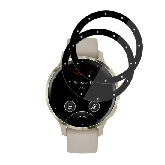 Протектор за Garmin Venu 3S - Nano Flex (2 pack) - Techsuit - Черен