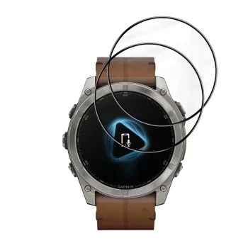 Протектор за Garmin Fenix 8 / 8 Pro 51mm - Nano Flex (2 pack) - Techsuit - Черен