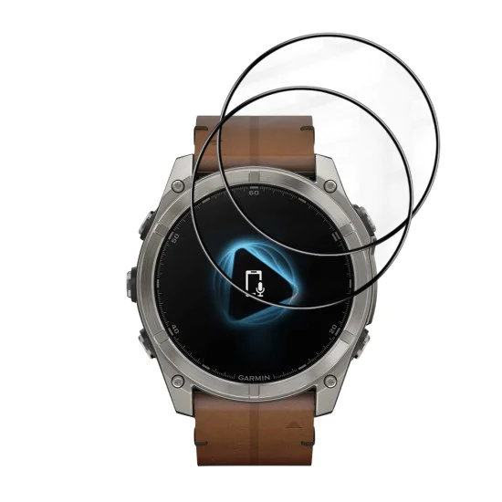 Протектор за Garmin Fenix 8 / 8 Pro 51mm - Nano Flex (2 pack) - Techsuit - Черен