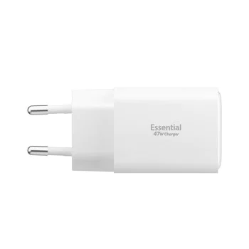 Зарядно устройство Spigen Essential EE473EU (ACH09464) - USB, 2x Type-C, 47W - Бяло