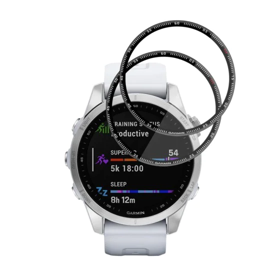 Протектор за Garmin Fenix 7S - Nano Flex (2 pack) - Techsuit - Черен