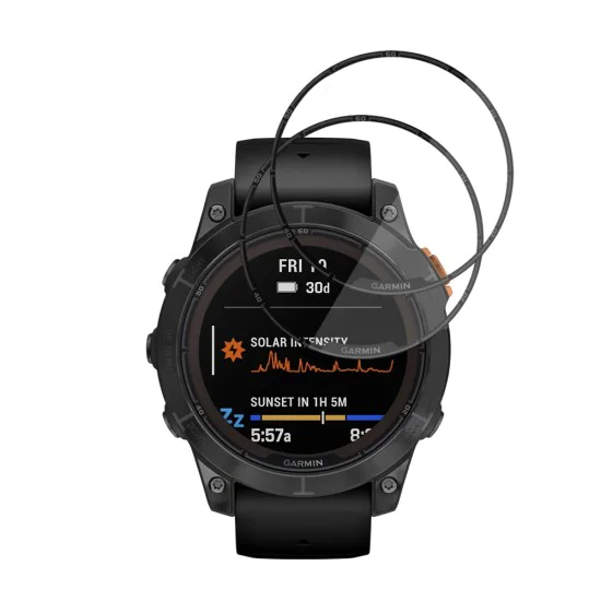 Протектор за Garmin Fenix 7 Pro Solar - Nano Flex (2 pack) - Techsuit - Черен