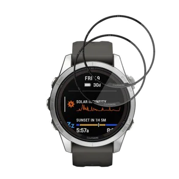 Протектор за Garmin Fenix 7S Pro Solar - Nano Flex (2 pack) - Techsuit - Черен