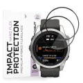 Протектор за Garmin Fenix 7S Pro Solar - Nano Flex (2 pack) - Techsuit - Черен