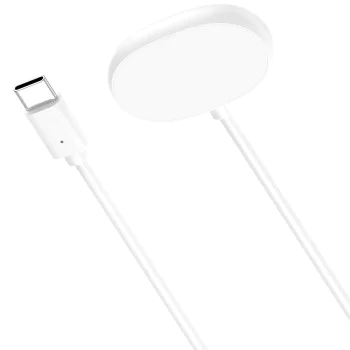Зарядно за Google Pixel Watch 4 - SmartWatch Wireless Charging Cable - Techsuit - Бяло