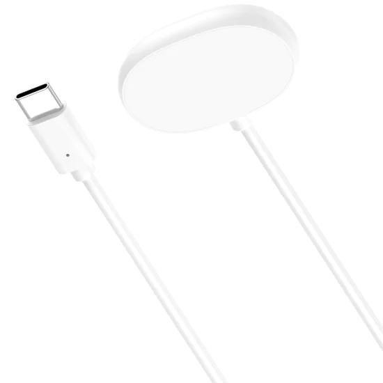 Зарядно за Google Pixel Watch 4 - SmartWatch Wireless Charging Cable - Techsuit - Бяло