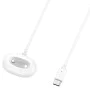 Зарядно за Google Pixel Watch 4 - SmartWatch Wireless Charging Cable - Techsuit - Бяло