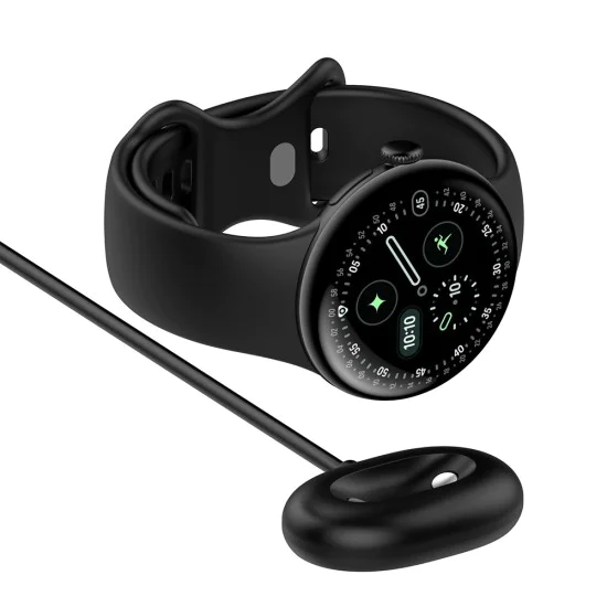 Зарядно за Google Pixel Watch 4 - SmartWatch Wireless Charging Cable - Techsuit - Бяло