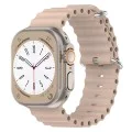 Каишка за Apple Watch (42/44/45/46/49mm) - Watchband (W038) - Techsuit - Светлокафяв