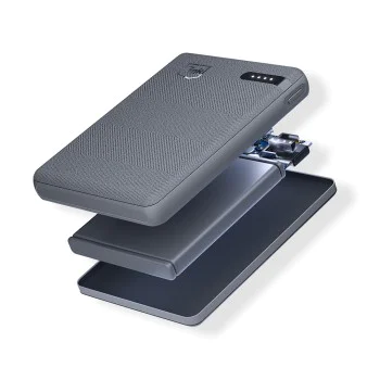 Външна батерия 3mk Pocket Power Bank - Type-C, 5000mAh, 12W - Черна