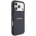 Калъф за iPhone 17 Pro - Leather KL Monogram MagSafe - Karl Lagerfeld - Син
