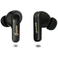 Безжични слушалки Guess Script Metal Logo - TWS, Bluetooth 5.4 - Черни