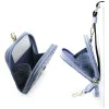 Универсална каишка за телефон с малка чантичка Guess 4G Metal Logo - Синя