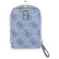 Универсална каишка за телефон с малка чантичка Guess 4G Metal Logo - Синя