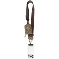 Универсална каишка за телефон с малка чантичка Guess 4G Metal Logo - Кафява