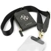 Универсална каишка за телефон с малка чантичка Guess 4G Metal Logo - Черна