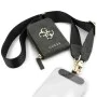 Универсална каишка за телефон с малка чантичка Guess 4G Metal Logo - Черна