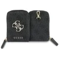 Универсална каишка за телефон с малка чантичка Guess 4G Metal Logo - Черна