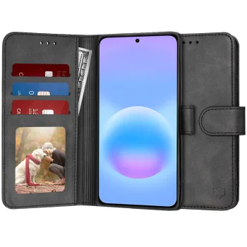 Калъф за Samsung Galaxy A57 5G - Diary Book - Techsuit - Черен
