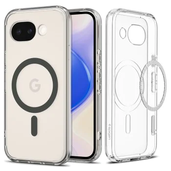 Калъф за Google Pixel 10a - Ultra Hybrid MagSafe - Spigen - Clear Graphite